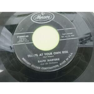 Ralph Marterie - Tricky / Travel At Your Own Risk - 45rpm Vinyl Record Single 7"
